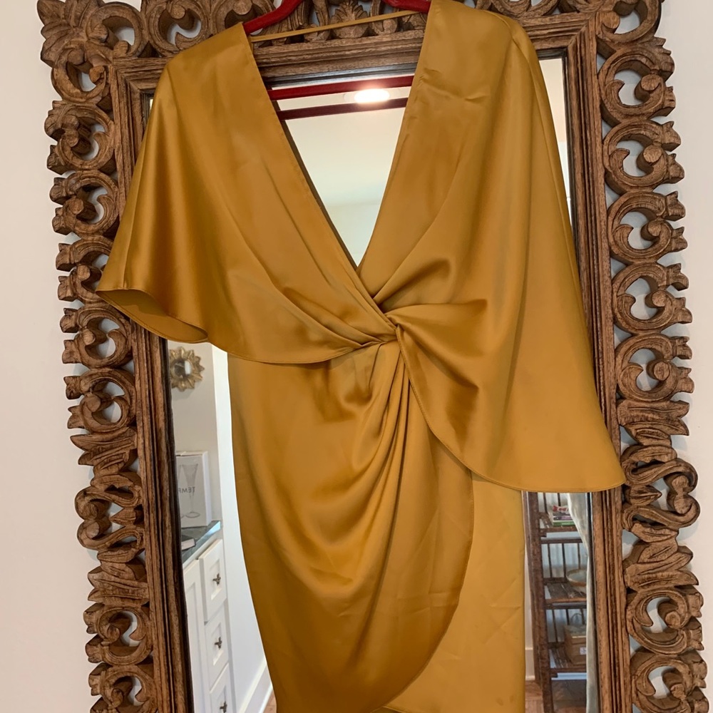 ASOS Gold Cocktail Dress